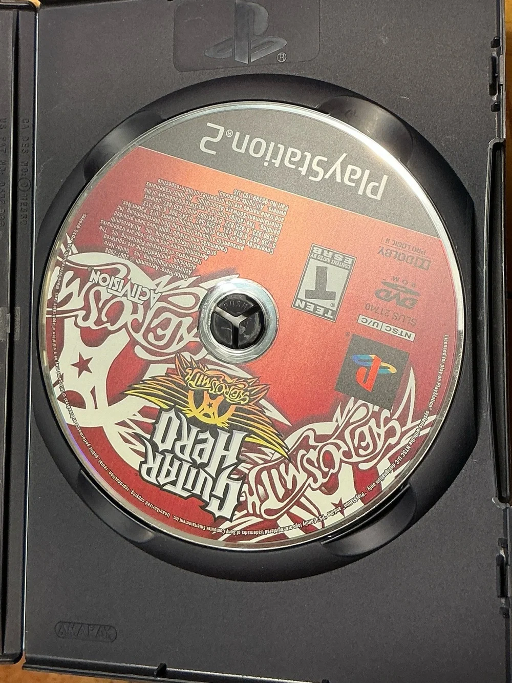 Guitar Hero Aerosmith (Sony PlayStation 2, 2008) PS2 Complete With Manual